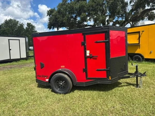 2025 5X8SA ENCLOSED CARGO TRAILER 60” 9626 - Image 4