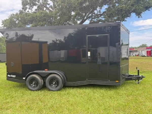 2025 7X16TA ENCLOSED CARGO TRAILER 84” 9653 - Image 4