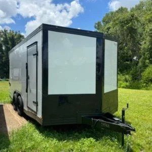 2025 8.5X16TA ENCLOSED CARGO TRAILER RAMP DOOR 84” 9768