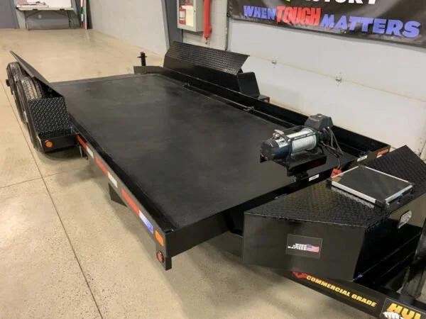14,000# GVWR Hydraulic Drop Deck Equipment Float Trailer - Image 2