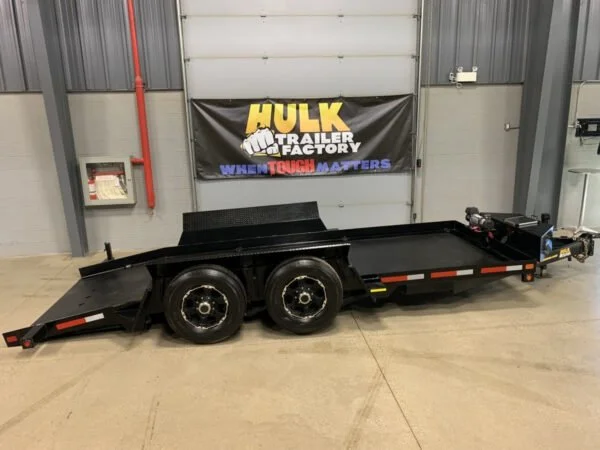 14,000# GVWR Hydraulic Drop Deck Equipment Float Trailer - Image 2